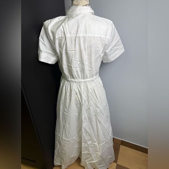 J.Crew Cerise shirtdress in cotton poplin NWOT Size 6 - Picture 10 of 10